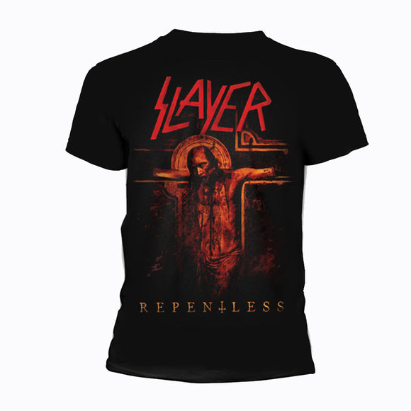 SLAYER - Repentless Crucifix Camiseta - Metal Old Skull