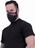 Black Tribal Mask - Metal Old Skull