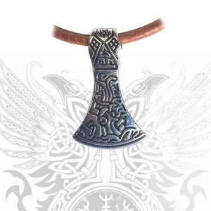 THOR HAMMER Colgante - Metal Old Skull