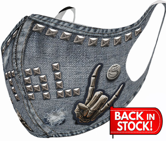 Heavy Metal Mask - Metal Old Skull