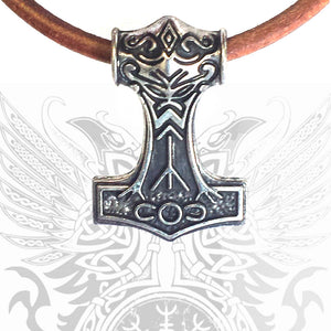 TYR HAMMER Colgante - Metal Old Skull