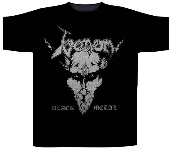 Venom - Black Metal Camiseta - Metal Old Skull