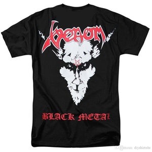 Venom - Black Metal Camiseta - Metal Old Skull