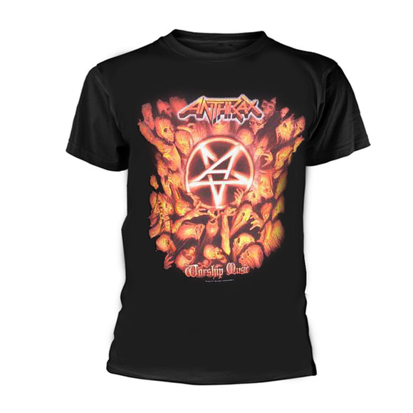 Antrax - Worship Music Camiseta - Metal Old Skull