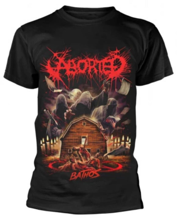 Aborted - Bathos Camiseta - Metal Old Skull