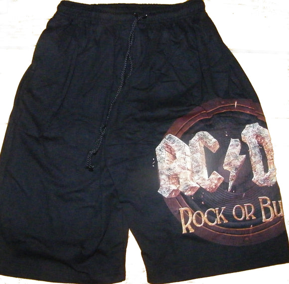 AC/DC Short - Metal Old Skull