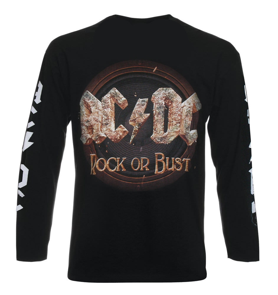 ACDC ROCK OF BUST Camiseta– Metal Old Skull