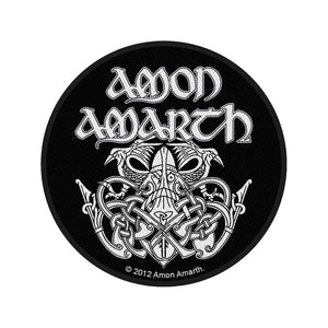 AMON AMARTH - Logo Parche - Metal Old Skull