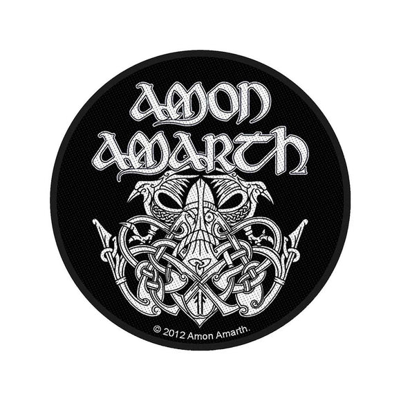 AMON AMARTH - Logo Parche - Metal Old Skull