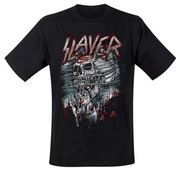 SLAYER - Demon Storm Camiseta - Metal Old Skull