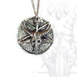 BAPHOMET MEDALLÓN - Colgante - Metal Old Skull