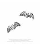 Bat Studs Pendientes - Metal Old Skull