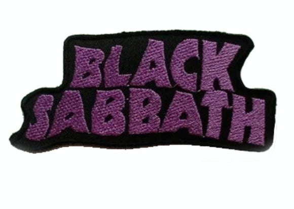 BLACK SABATH - Logo Bordado Parche - Metal Old Skull