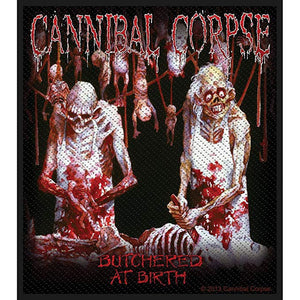 CANNIBAL CORPSE- Butchered at Birth Parche - Metal Old Skull