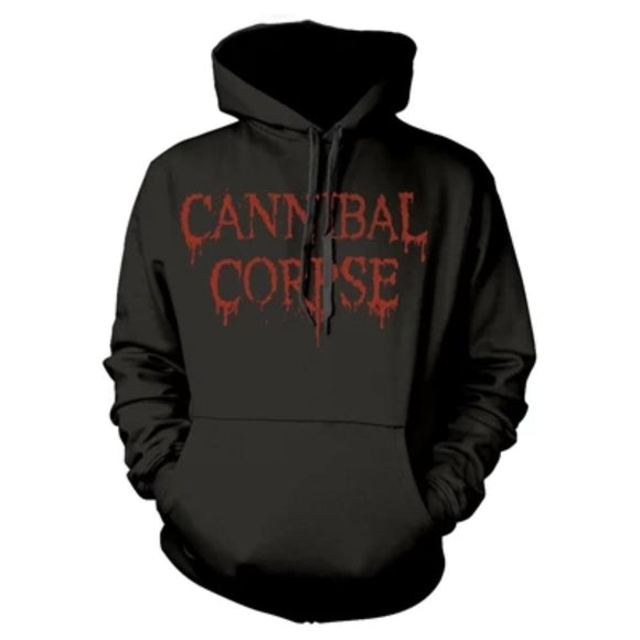 CANNIBAL CORPSE - Dripping Logo Hoodie - Metal Old Skull