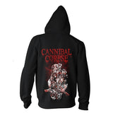 CANNIBAL CORPSE - Stabhead Zip Hoodie - Metal Old Skull
