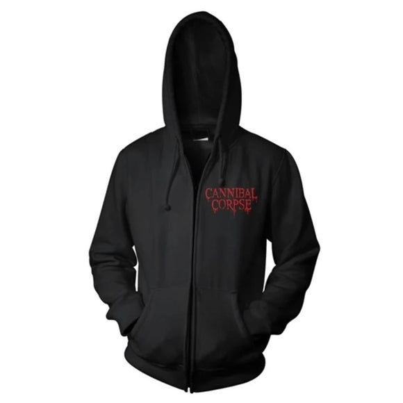 CANNIBAL CORPSE - Stabhead Zip Hoodie - Metal Old Skull