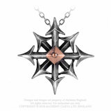 Chaostar -Alchemy Gothic Colgante - Metal Old Skull