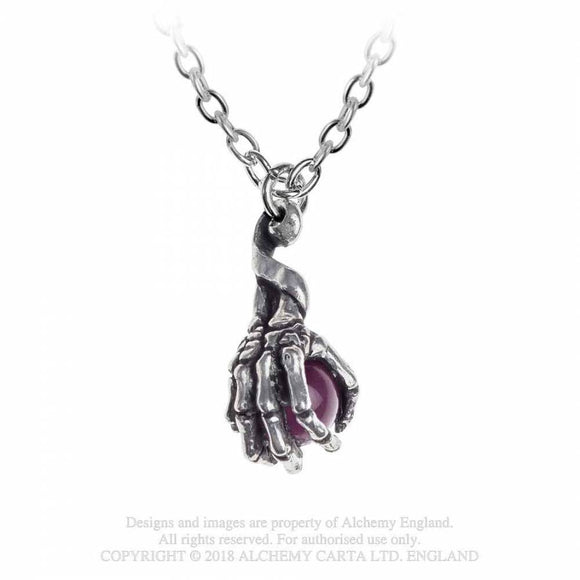 Clutching Life - Alchemy Gothic Colgante - Metal Old Skull