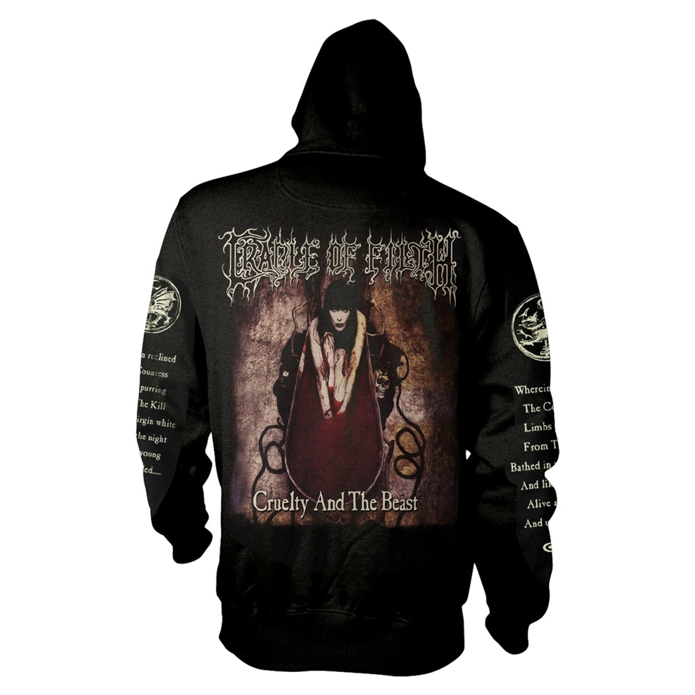 CRADLE OF FILTH - Cruelty And the Beast Zip Hoodie– Metal Old Skull