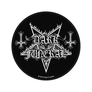 DARK FUNERAL - Pentagram Logo Parche - Metal Old Skull