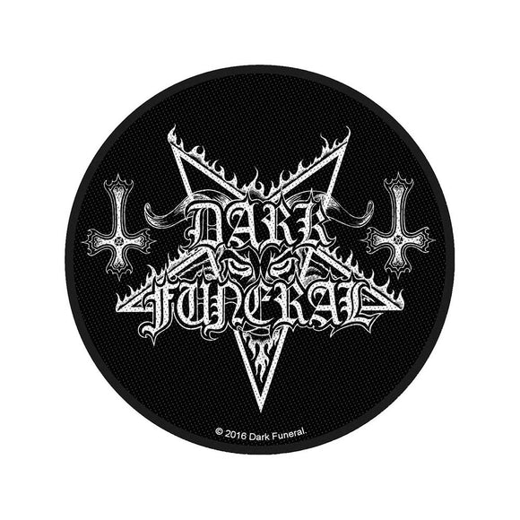 DARK FUNERAL - Pentagram Logo Parche - Metal Old Skull