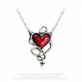 Devil Heart - Alchemy Gothic Colgante - Metal Old Skull