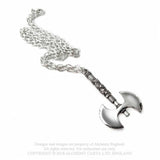 Double Axe - Alchemy Gothic Colgante - Metal Old Skull