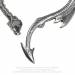 Dragon's Lure Gargantilla - Metal Old Skull
