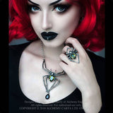 Esmerald Venom Necklace Gargantilla - Metal Old Skull