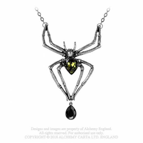 Esmerald Venom Necklace Gargantilla - Metal Old Skull