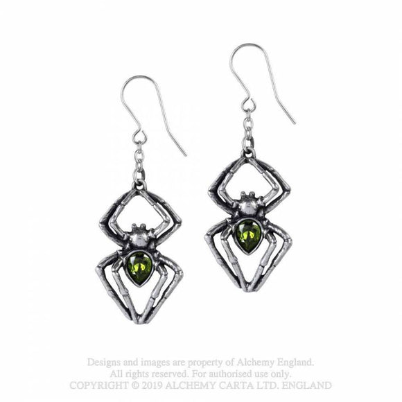 Esmerald Venom Earing Pendiente - Metal Old Skull