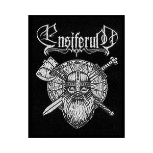 ENSIFERUM - Viking Shield Parche - Metal Old Skull