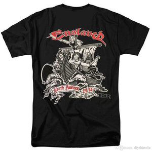 Enslaved - Tour 2013 Camiseta - Metal Old Skull
