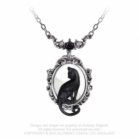 Feline Felicity  - Alchemy Gothic Colgante - Metal Old Skull