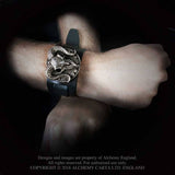 Gears of Aiwass Bracelet - Metal Old Skull