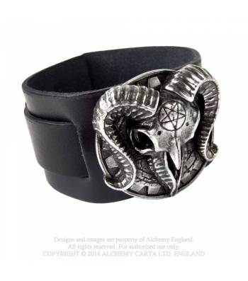 Gears of Aiwass Bracelet - Metal Old Skull