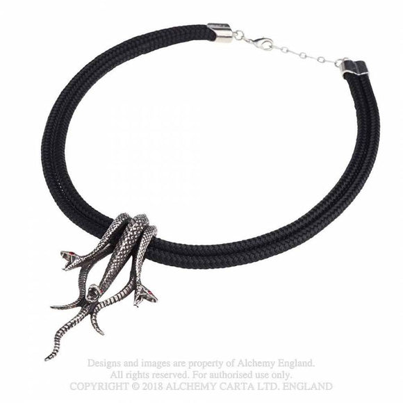 Hydra Necklace Gargantilla - Metal Old Skull
