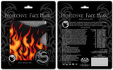 Devil Flame Mask - Metal Old Skull