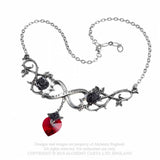 Infinite Love Necklace - Alchemy Gothic Gargantilla - Metal Old Skull