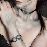 Infinitum Dragon Necklace - Gargantilla - Metal Old Skull
