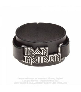 IRON MAIDEN  Wristband bracelet - Metal Old Skull