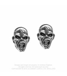 Iron Maiden Pedientes - Metal Old Skull