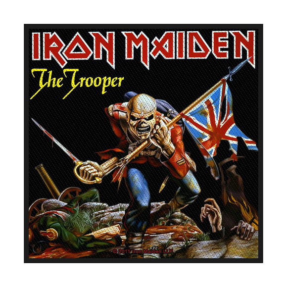 IRON MAIDEN- The Trooper Parche - Metal Old Skull