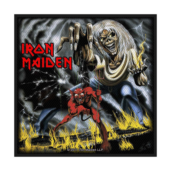 IRON MAIDEN-  Number of the Beast Parche - Metal Old Skull