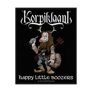 KORPIKLAANI - Happy Little Boozers Parche - Metal Old Skull