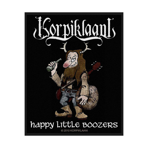 KORPIKLAANI - Happy Little Boozers Parche - Metal Old Skull