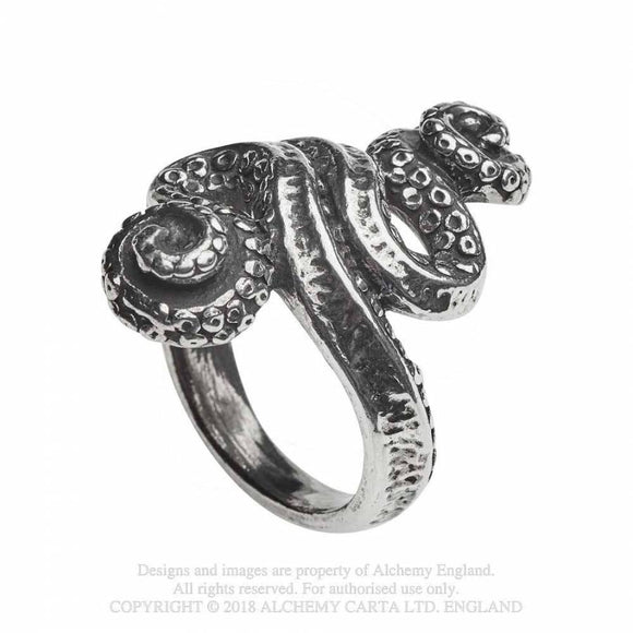 Kraken Ring - Anillo - Metal Old Skull