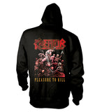 Kreator - Pleasure to Kill Zip Hoodie - Metal Old Skull