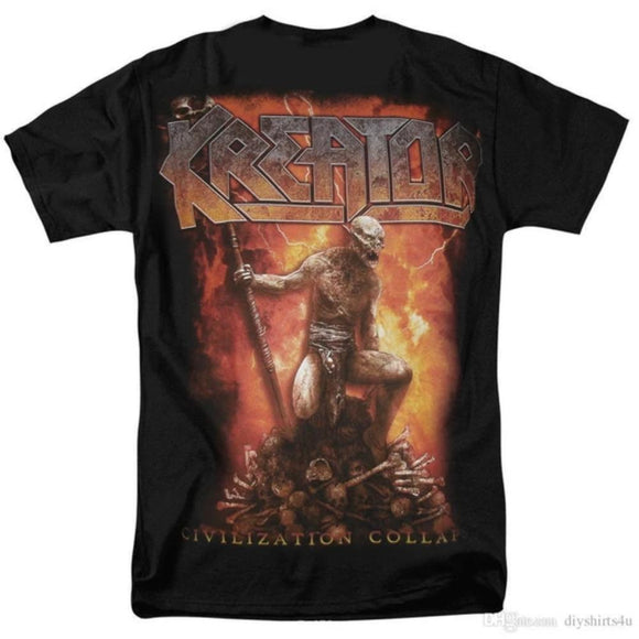 Kreator - Civilization Collapse Camiseta - Metal Old Skull